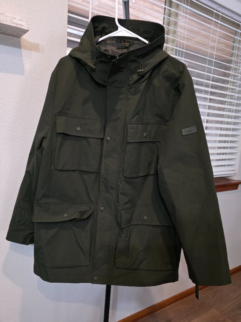 NWT Sam Edelman Men's Hooded Utility Field Jacket